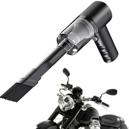 مكنسة كهربائية يدوية قابلة لإعادة الشحن عبر منفذ USB - مكنسة كهربائية صغيرة الحجم للسيارة والمنزل مزودة بقوة شفط عالية وتشغيل تلقائي