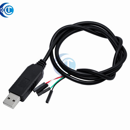 1PCS USB to COM Module Cable: USB to RS232 TTL UART Auto Converter with PL2303HX