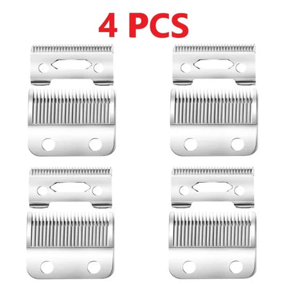 ماكينة حلاقة الشعر Kemei KM-809A - ماكينة تشذيب لاسلكية احترافية بشفرات من الفولاذ المقاوم للصدأ وشاشة LED