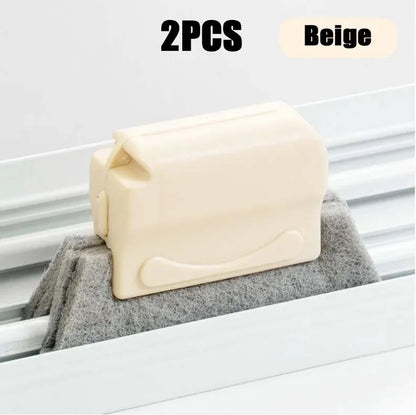 قطعة قماش لتنظيف أخاديد النوافذ، فرشاة تنظيف النوافذ، فرشاة تنظيف فتحات النوافذ، أداة تنظيف فتحات النوافذ 