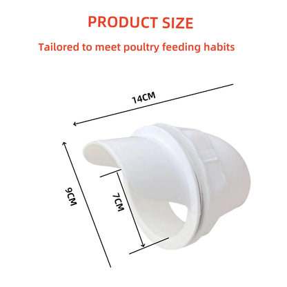 DIY Chicken Feeder Port Kit – Rainproof Gravity Feeding for Poultry