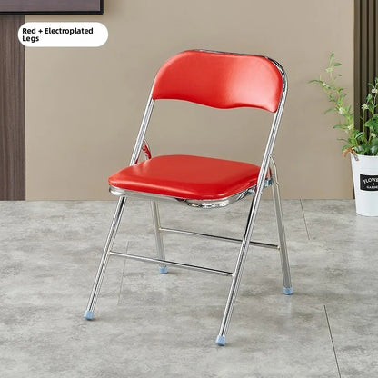 Portable Folding Chair – Simple Training Chair for Office, Dining, or Outdoor Use