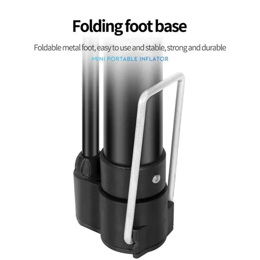 Mountain Bike Road Bike Pump – MAX 140PSI Portable Mini Bicycle Pump for Cycling & Sports