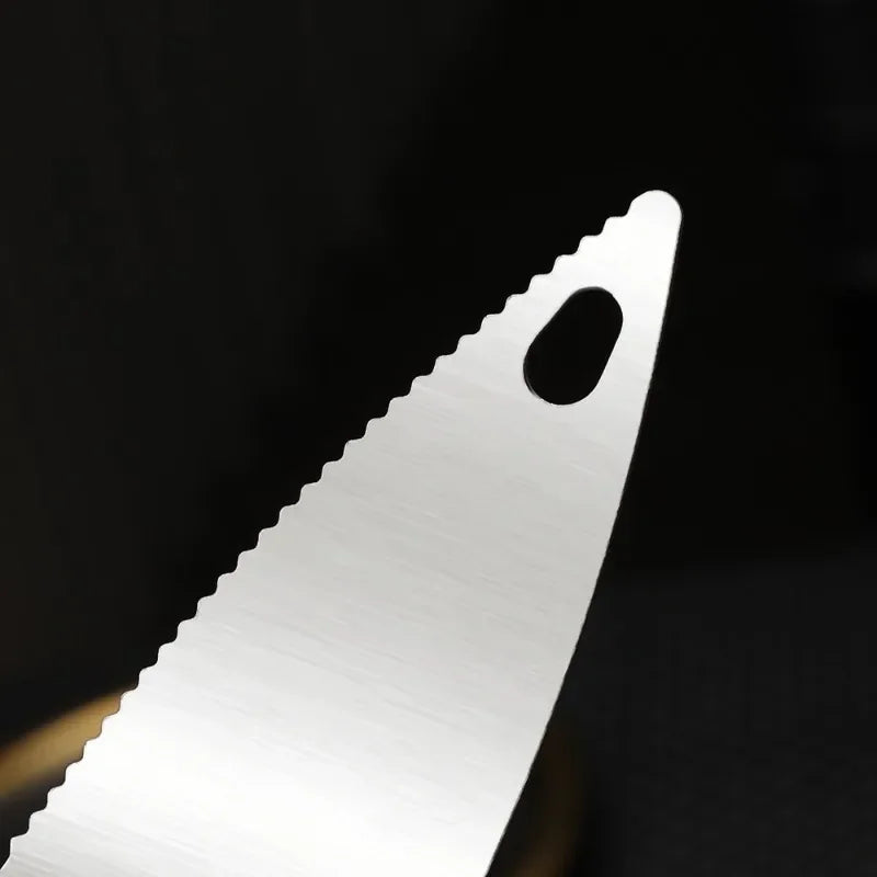 مجموعة من 12/6/3 قطع من مقشرة الكيوي ومغرفة الفاكهة المصنوعة من الفولاذ المقاوم للصدأ - سكين تقشير مسنن وقاطع