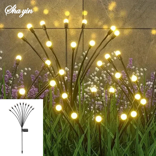 Solar Lawn Light, Outdoor Courtyard Garden Plug-In Light, Outdoor Waterproof Camping Light