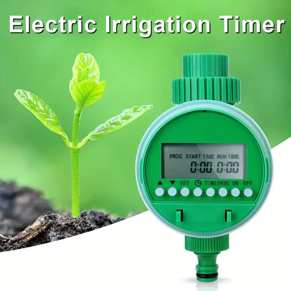LCD Garden Watering Timer with Rain Sensor – Automatic Irrigation Controller for Smart Water Management