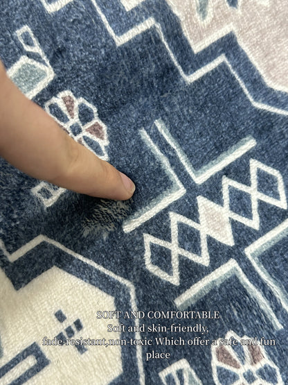 VIKAMA American Country Kitchen Floor Mats – Non-Slip Absorbent Decorative Rugs for Home & Office