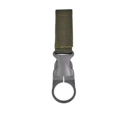 Webbing Buckle Hook Water Bottle Holder Clip – Outdoor Nylon EDC Carabiner for Belt & Backpack