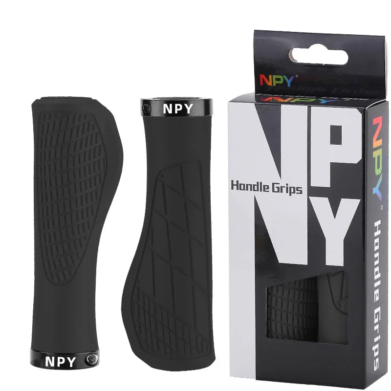 Lock-On Bicycle Handlebar Grips – Non-Slip Soft Rubber MTB Grips for 22.2mm Bars