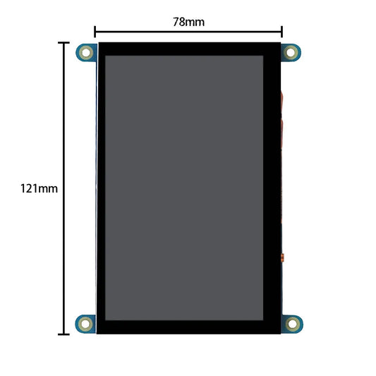 4.3 Inch USB Touch Control HDMI LCD Display Capacitive Touch Screen Panel 800*480 5 Point Touch IPS Monitor For Raspberry Pi