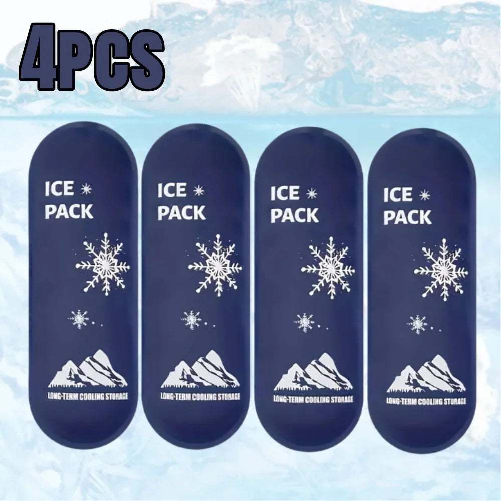 كيس ثلج جل الأنسولين (1/6 قطع) - كيس تبريد قابل لإعادة الاستخدام - شريط ثلج مبرد - عبوة ثلج عازلة للبرودة - لتسكين الألم وتخزين الأدوية 