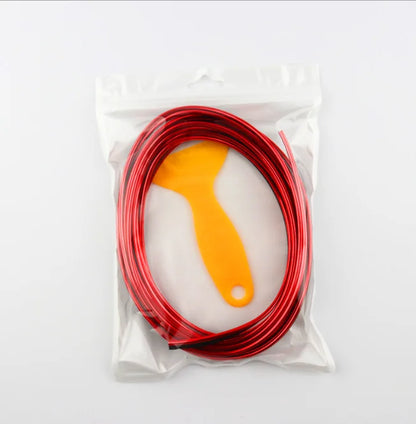 Car styling caulking decorative strip for Volkswagen VW golf mk5 golf mk3 polo 9n 6r 6n scirocco tiguan 2019