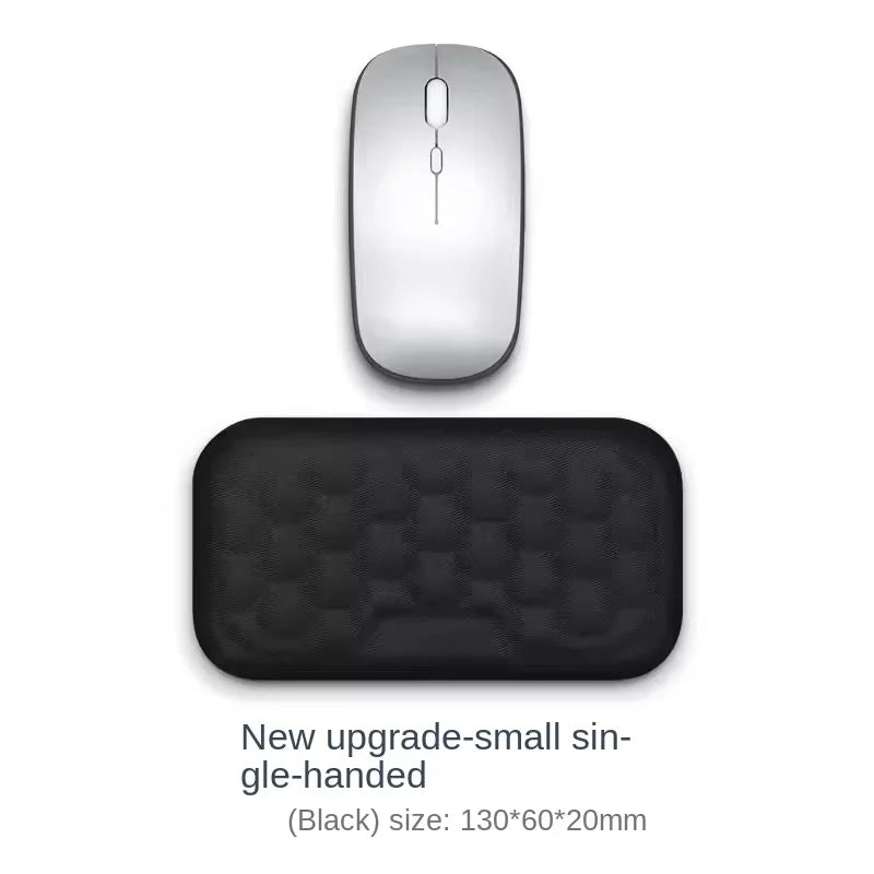 Ergonomic Memory Foam Keyboard & Mouse Wrist Rest – Office Typing Support Pad for Comfortable Wrist Protection