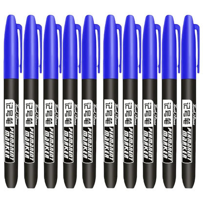Permanent Marker Pen Drawing Markers Black Blue Red Waterproof Ink Sketch Pens Stationery Art School Supplies For Glass Metal