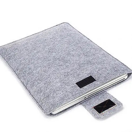 Felt Sleeve Slim Tablet Case Cover Bag – Solid Color Protective Storage for MacBook Air, Pro & Tablets 11, 13, 15 Inch