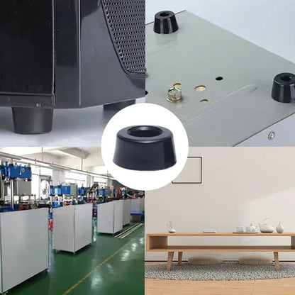 8/80 قطعة من وسادات مطاطية لحماية الأرضيات، مانعة للانزلاق، لحماية ألواح التقطيع والأثاث، وأغطية أرجل الطاولات والكراسي، وحصائر الأثاث. 