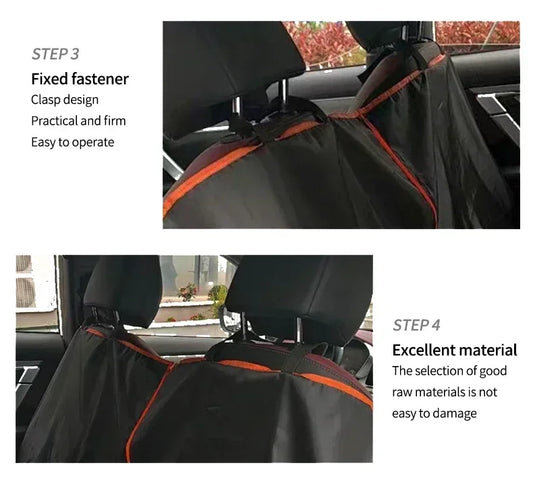 Premium Oxford Cloth Dog Car Seat Cover – Waterproof & Durable Pet Hammock for Cars and SUVs