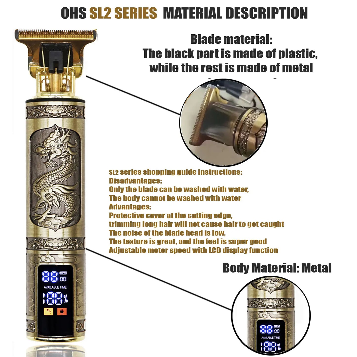 إصلاح ماكينة قص الشعر T9، ماكينة حلاقة اللحية، ماكينة تشذيب شعر الجسم، ماكينة كهربائية، ماكينة قص شعر الرجال، ماكينة حلاقة 0 مم 