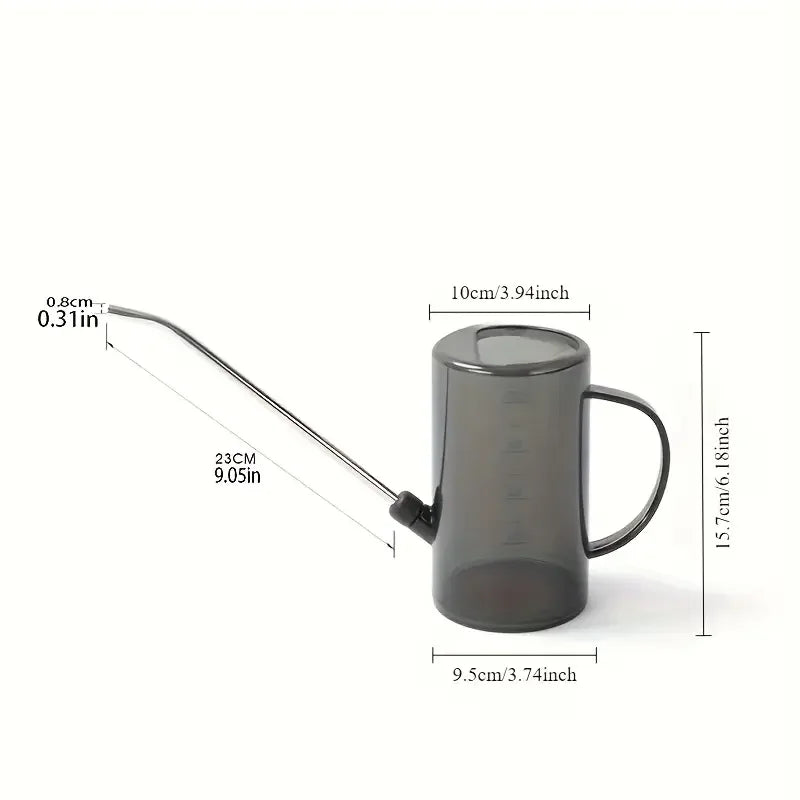 1L Long Spout Watering Can with Gardening Shovel Set Garden Irrigation Spraying Pot for Indoor Outdoor Plants Flower OfficL