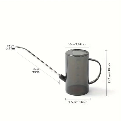 1L Long Spout Watering Can with Gardening Shovel Set Garden Irrigation Spraying Pot for Indoor Outdoor Plants Flower OfficL