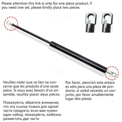 1PC 500N/113LB 150-600mm Gas Struts with Steel Eyes Ends Shock Absorbers Gas Spring Lift Supports Outdoor Bench RV Bed Platform