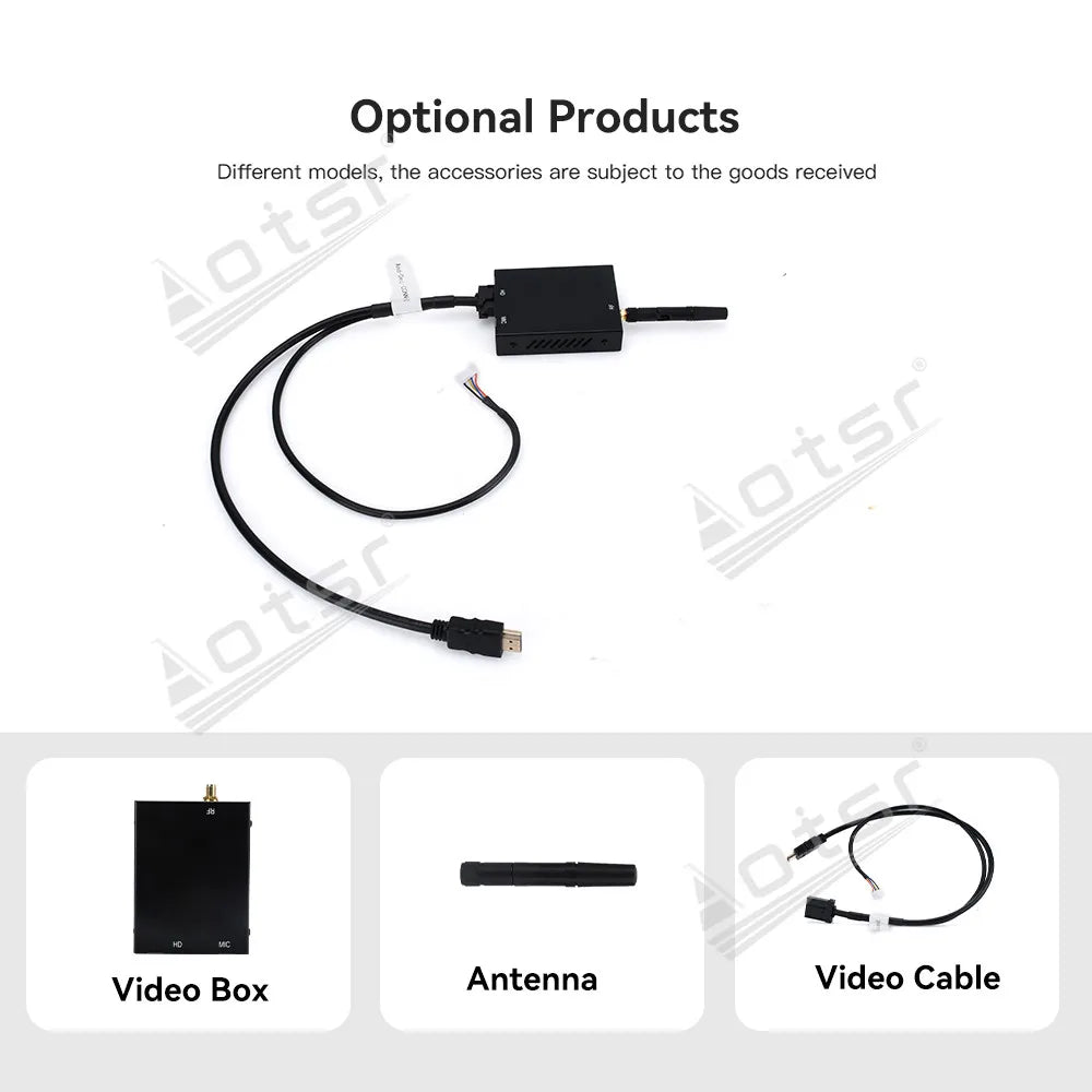 Wireless Carplay Decoder Box Android Auto Mirror Link Airplay For Audi Series Q5 3GMMI 2013-2018 General Car Accessories