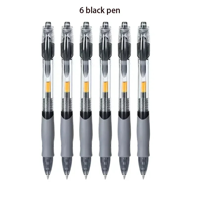 13/30pcs Retractable Gel Pens Set – Black, Red & Blue Ink Ballpoint Pens for School & Office Writing