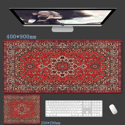 Persian Mouse Pad XXL – Extended Gaming Desk Mat & Office Mouse Carpet with Non-Slip Rubber Base