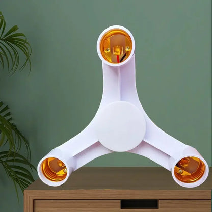 محول مقسم مقبس E27 - محول قاعدة مصباح E27 إلى E27 ثنائي/ثلاثي/رباعي/خماسي/سداسي لمصابيح LED وCFL 