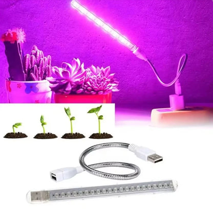 USB LED Full Spectrum Grow Light – Flexible Plant Lamp for Seedlings, Flowers, Hydroponics & Indoor Gardening