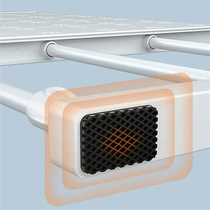 White Expandable Divider Punch-Free Retractable Multi-Layer Shelf – Wardrobe, Kitchen & Bathroom Storage Organizer