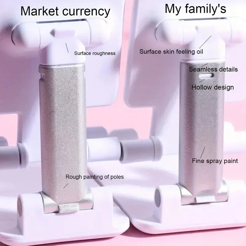 Adjustable Desk Phone & Tablet Stand – Universal Holder for iPhone, iPad, Xiaomi, and More
