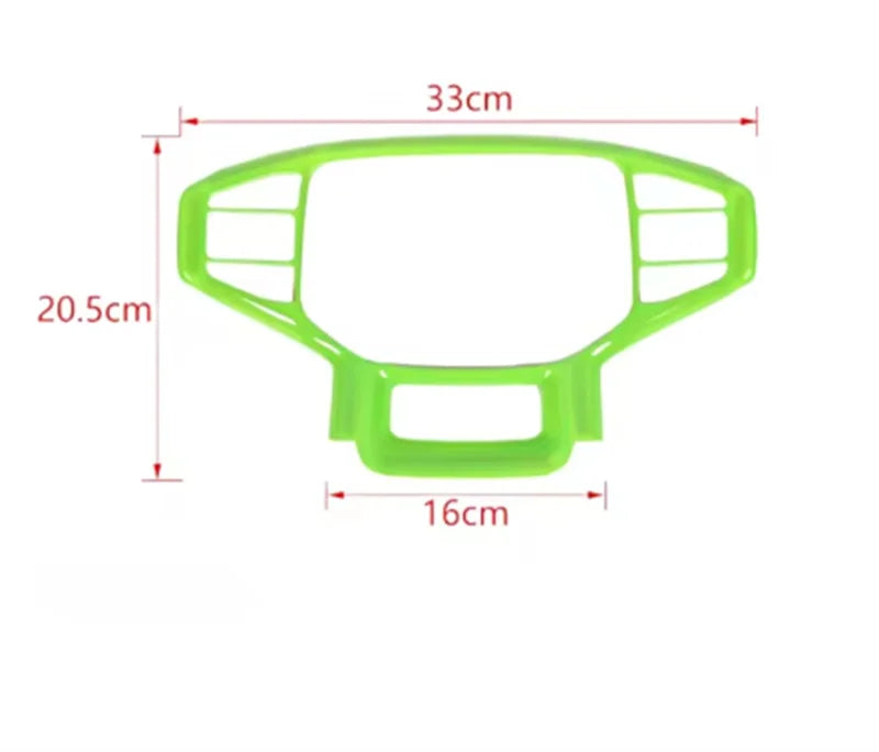 Automotive parts ABS internal steering wheel decorative panel cover fit for JETOUR Traveler T2 steering wheel panel sticker