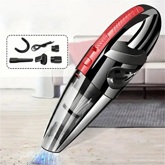 Portable Wireless Handheld Car Vacuum Cleaner – Powerful Rechargeable Suction for Car & Home