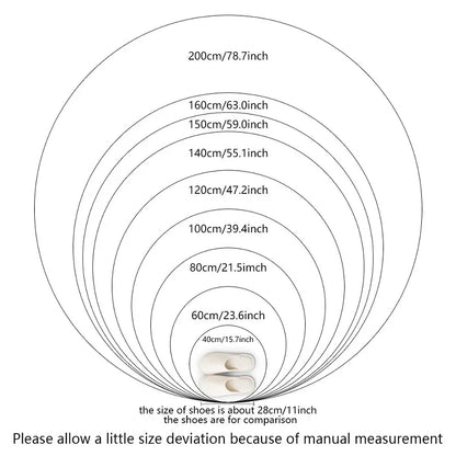 سجادة فيكاما الدائرية البسيطة ذات الوبر الكثيف - سجادة أرضية سميكة وناعمة من البوليستر لغرفة النوم وغرفة المعيشة وغيرها