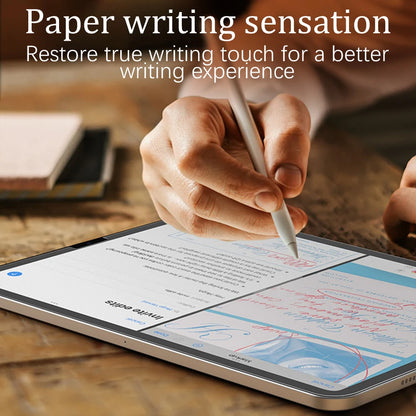 واقي شاشة غير لامع لأجهزة iPad Air 5 و4 و3 و2 و9.7 و10.5 (إصدار 2021) يشبه واقي الشاشة الورقي Pro 11 و12.9 (إصدار 2022) و10.2 (الجيل الثامن والتاسع والعاشر) وMini 6. 