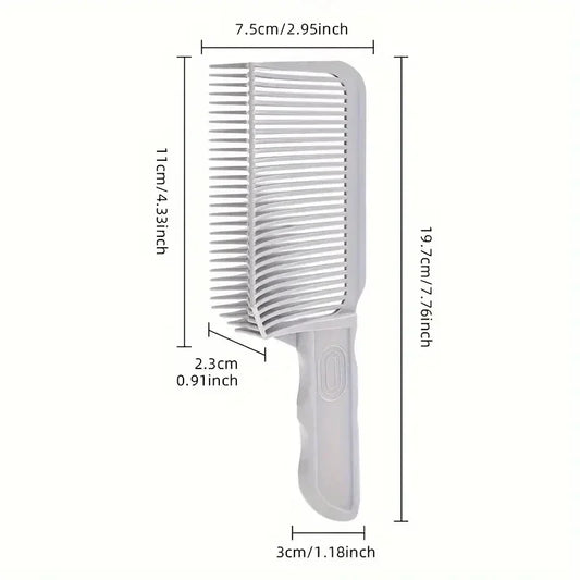 Fading Comb for Men – Professional Barber Flat Top Comb for Blending, Tapering & Fade Cuts
