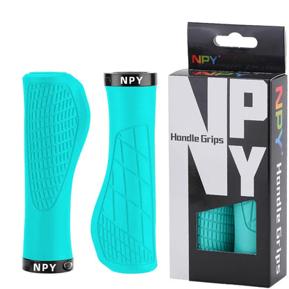 Lock-On Bicycle Handlebar Grips – Non-Slip Soft Rubber MTB Grips for 22.2mm Bars