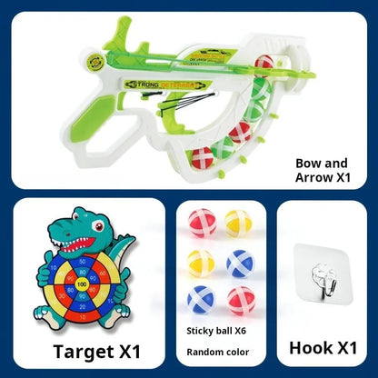 Montessori Throw Sport Slingshot Target – Sticky Ball Dartboard Basketball Outdoor Educational Game