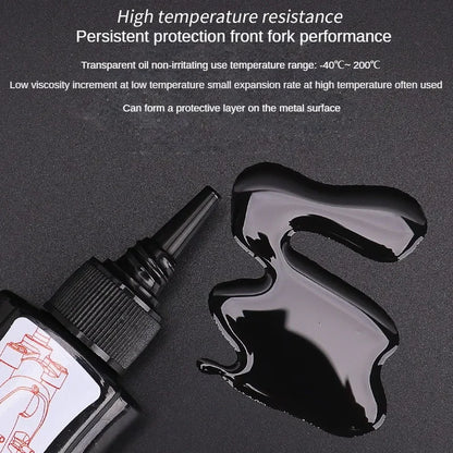 Bicycle Grease Bike MTB Front Fork Shock Absorber Oil Front And Rear Shock Absorber Silicone Oil Lubricating Oil Maintenance