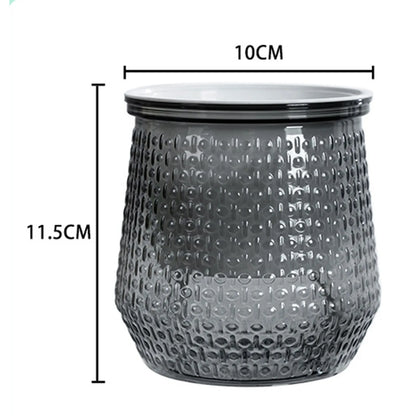 أصيص زهور صغير ذاتي الري، حوض سمك، أصيص نباتات بلاستيكي شفاف، مزهرية ذاتية الري لتزيين المنزل 