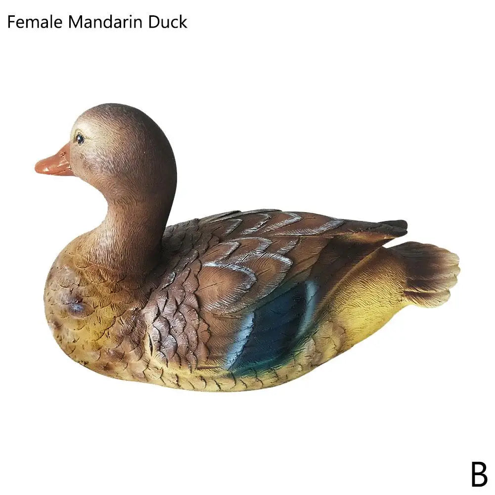 Mandarin Duck Courtyard Pond Floating Swan Animal Decoration Simulation Decoration Garden Simulation Mandarin Duck Decoration