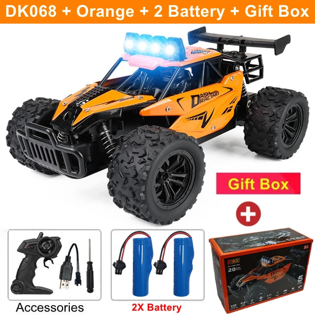 1:16 Scale Off-Road RC Car – 2.4G Remote Control Drift Truck for Kids & Boys