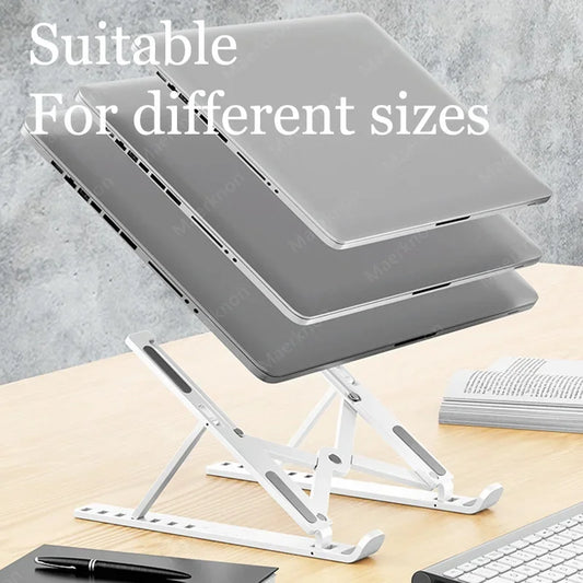 Portable foldable computer monitor stand, adjustable laptop stand, suitable for small-sized tablet dock accessories