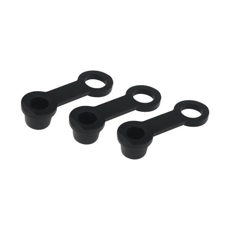 10 قطع من أغطية غبار الفرامل للدراجات النارية، غطاء حلمة نزيف الفرامل، غطاء لولبي، غطاء فرجار الفرامل، مطاط للدراجات النارية 