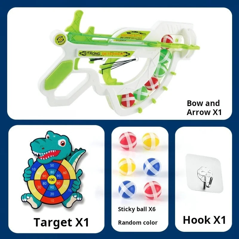 Montessori Throw Sport Slingshot Target – Sticky Ball Dartboard Basketball Outdoor Educational Game