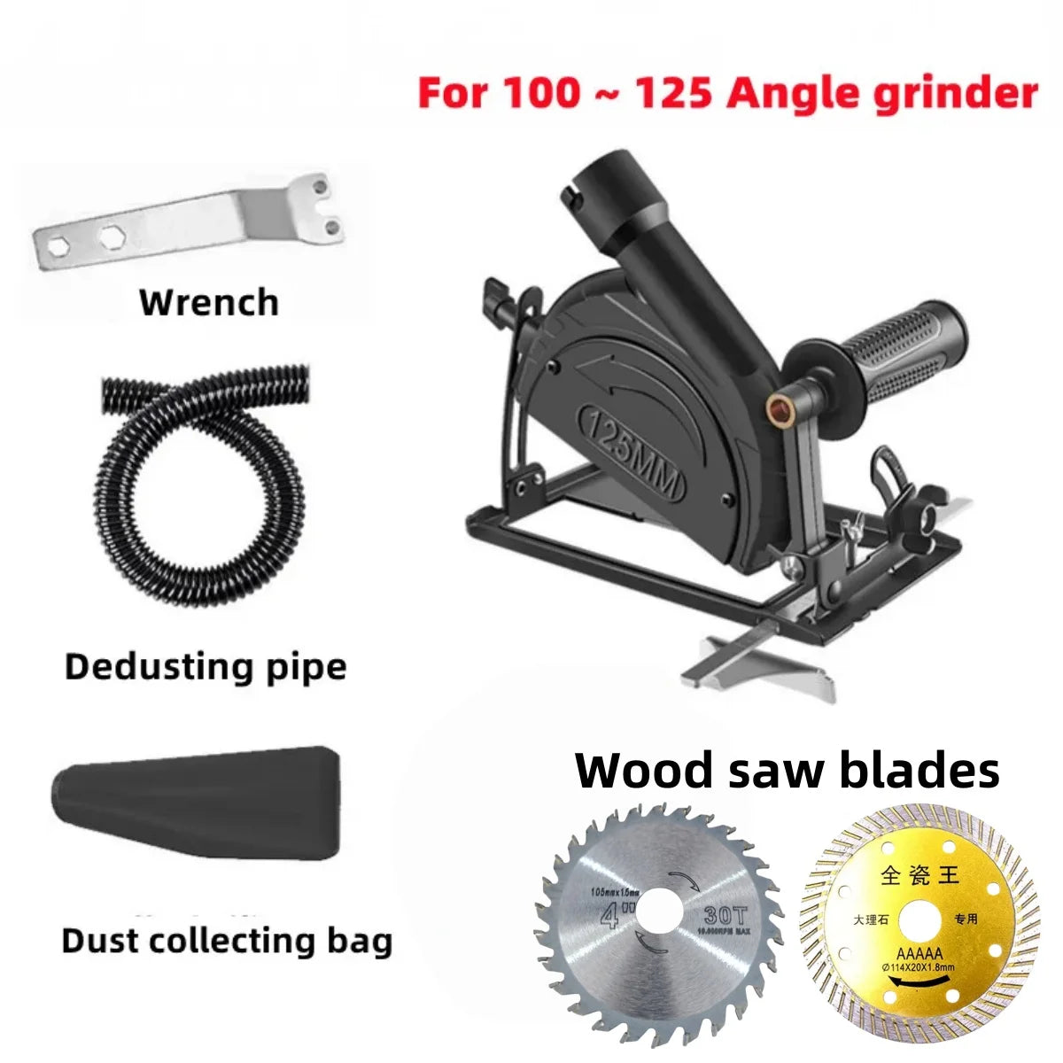 حامل جلاخة زاوية قابل للتعديل بزاوية 45 درجة، ملحقات جلاخة زاوية، قطع وتجويف آمن، متعدد الوظائف، مانع للانزلاق، مريح