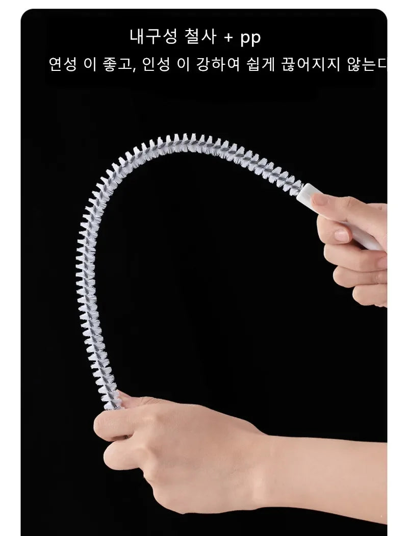 فرشاة تنظيف الأنابيب، فرشاة تنظيف شعر الحمام، فرشاة تنظيف المجاري والأحواض، منظف البالوعات، منظف مرن، أداة إزالة انسدادات فتحات المطبخ 