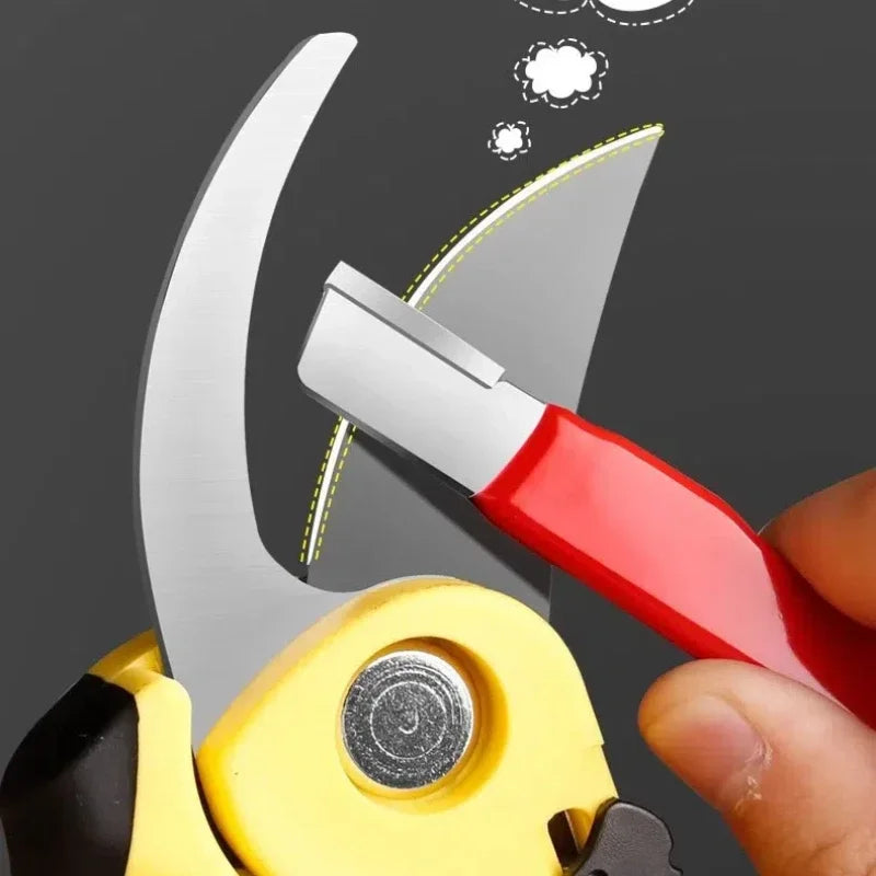Professional Knife & Scissors Sharpener – Tungsten Ceramic Blade Honer for Kitchen & Garden Tools