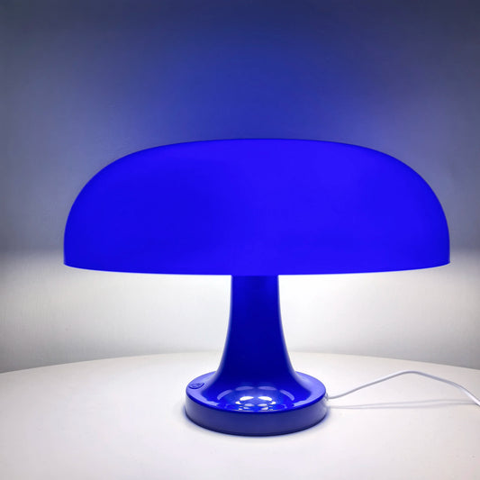 Mushroom Table Lamp – Modern Minimalist Danish Designer Bedside Lamp with 3-Color Dimming & USB Charging